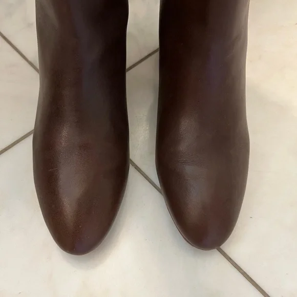 Loeffler Randall Matilde Demi-Wedge Knee Boot, Chestnut - Picture 12 of 14